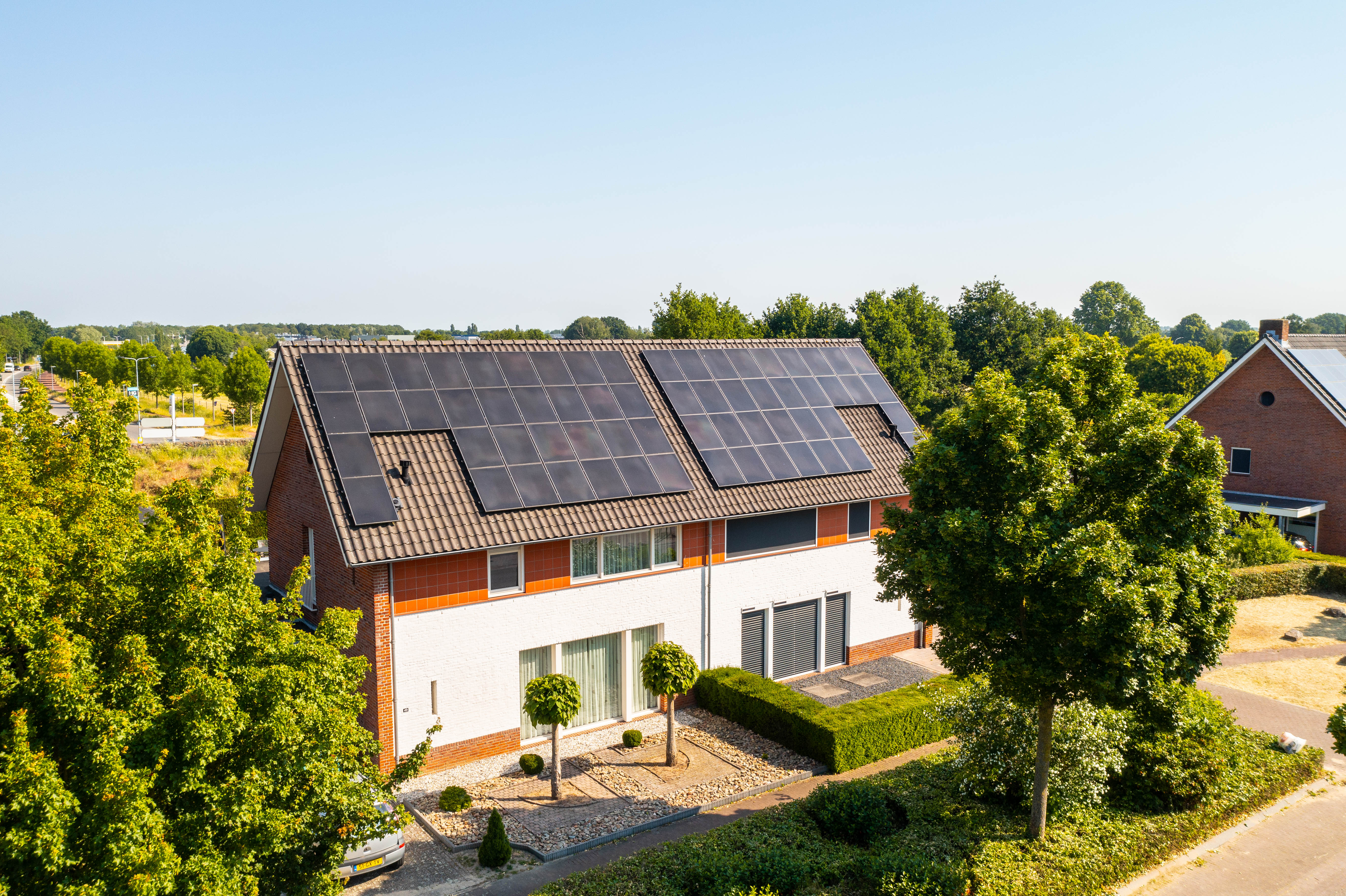 Luchtfoto woningen